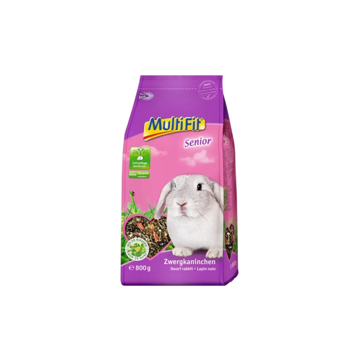 MultiFit Lapins nains Senior 800 g