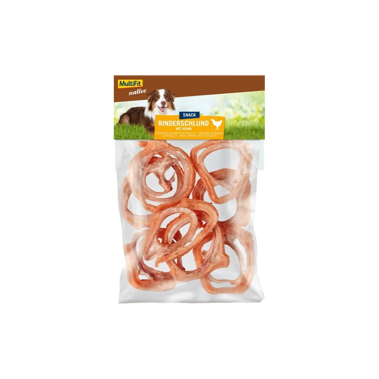 MultiFit native Pharynx de bœuf 50 g Poulet 8x50 g