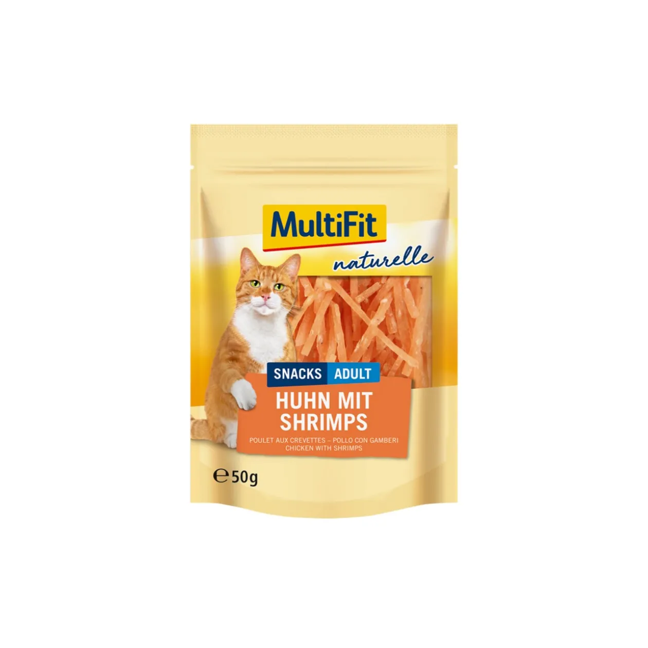MultiFit Poulet naturel aux crevettes 4 x 50 g