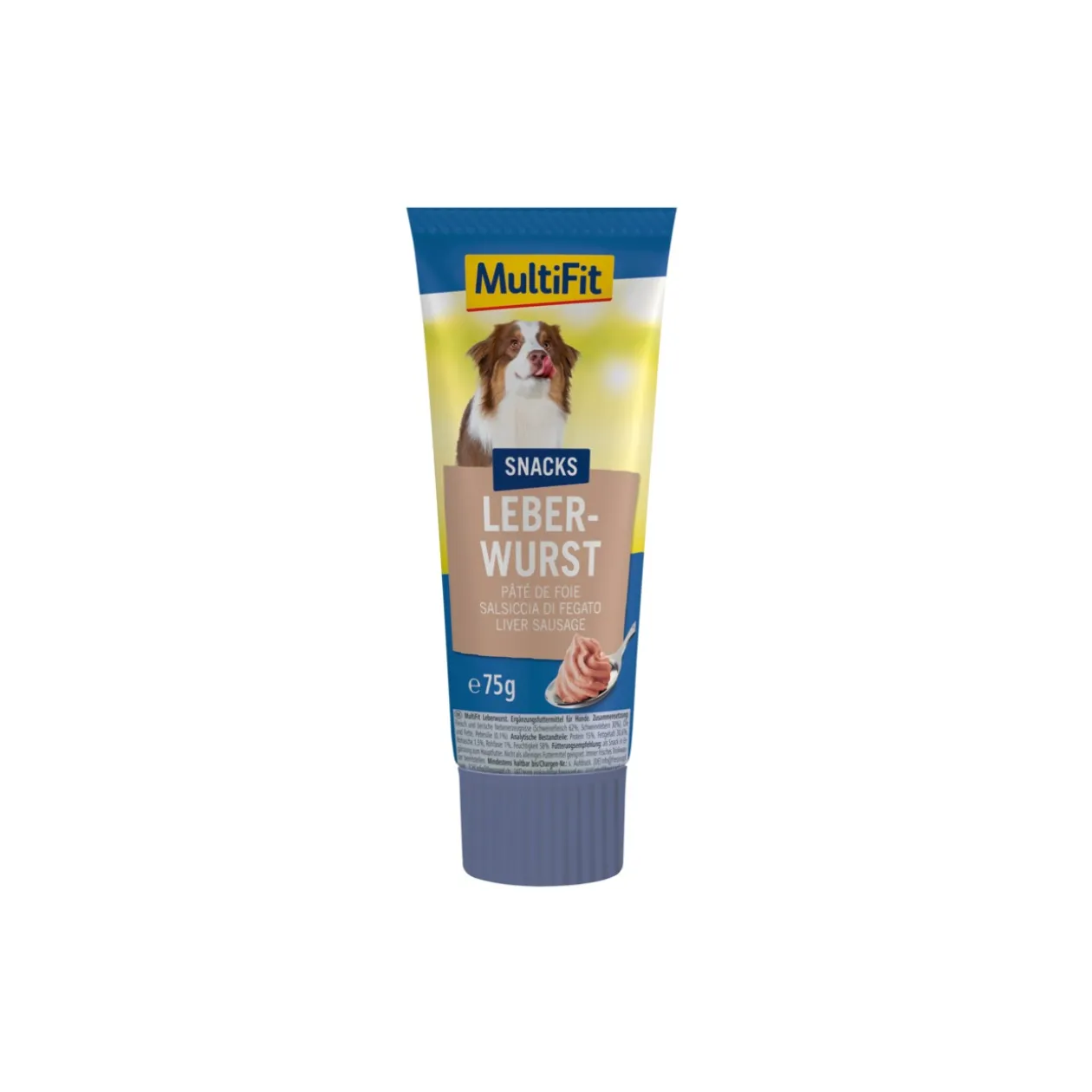 MultiFit Saucisse de foie 12 x 75 g