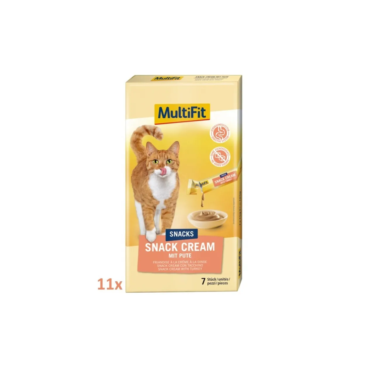 MultiFit Snack Cream 11x7 pièce Dinde