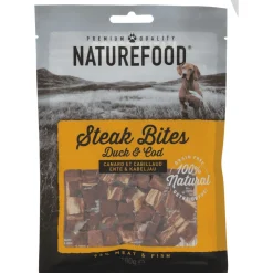 NATUREFOOD Steak Bites 3x100 g Canard