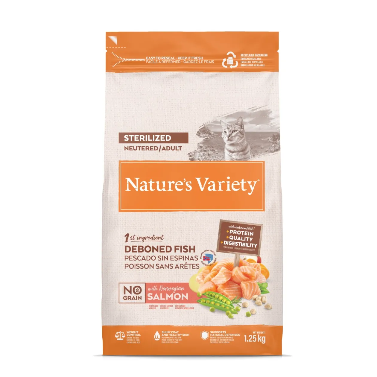 Nature's Variety Stérilisé No Grain saumon 1,25 kg