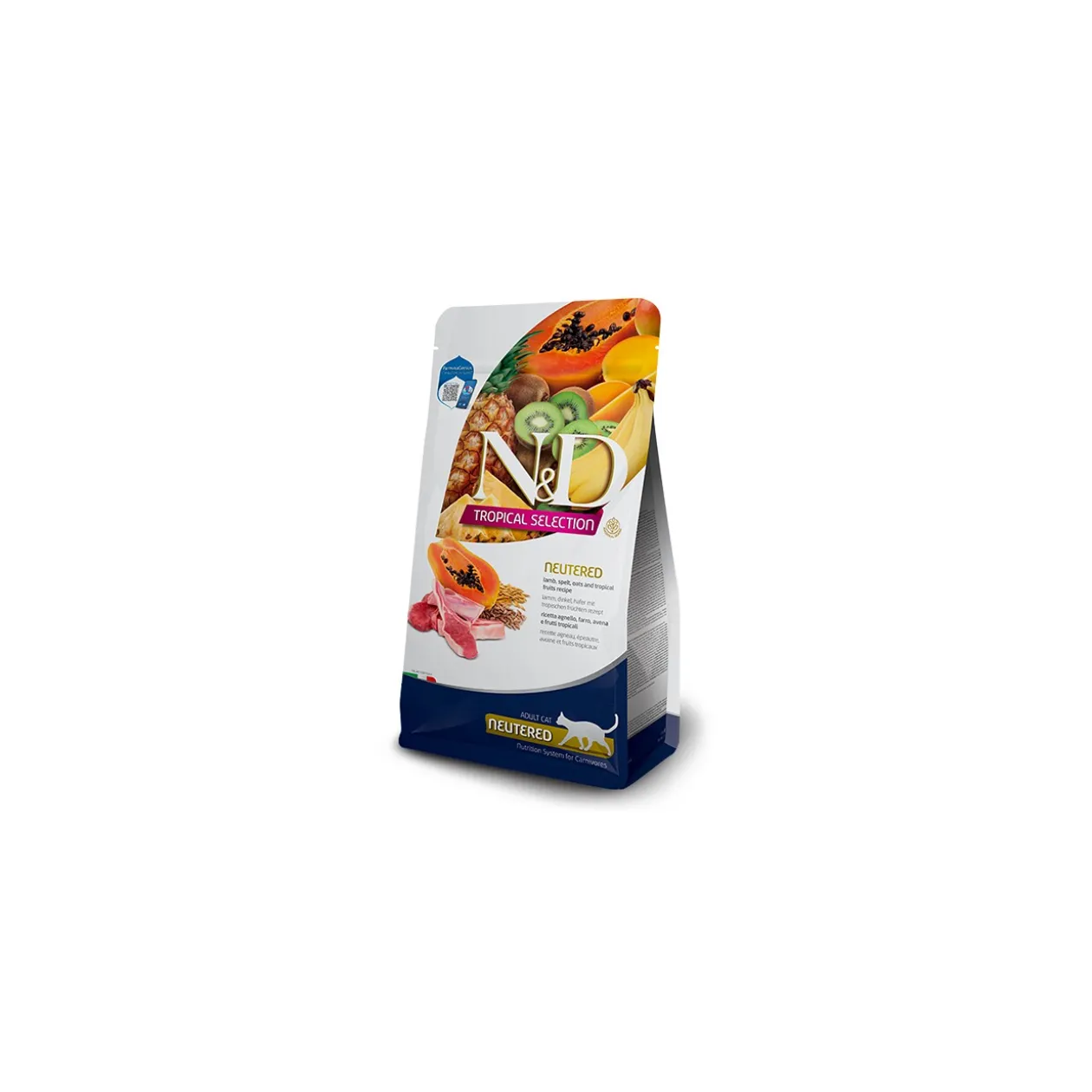 N&D Farmina Tropical Adult pour chats castrés Agneau 1,5 kg