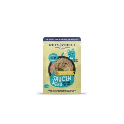 Nourriture humide pour chat Adult Saucen Menu blanc de poulet avec courgette 12 x 70 g