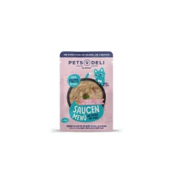Nourriture humide pour chat Adult Saucen Menu Saumon aux brocolis 12 x 70 g