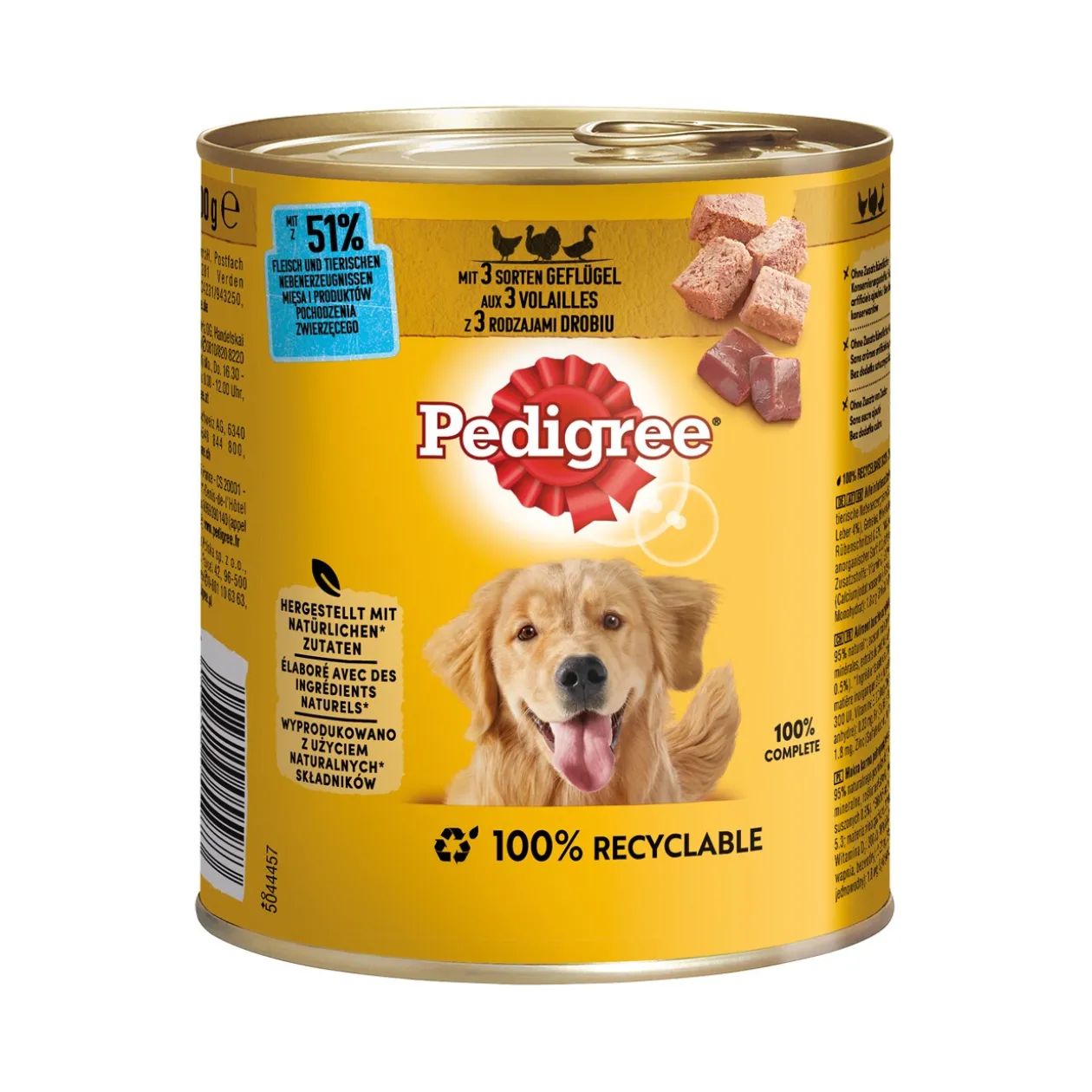 Pedigree Classic 12 x 800g Volaille