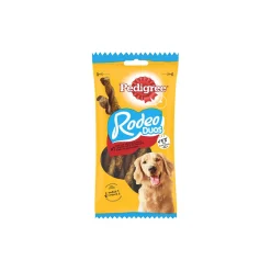 Pedigree Rodeo Duos Recompenses au Bœuf et Saveur Fromage pour Chien 7pcs 123g