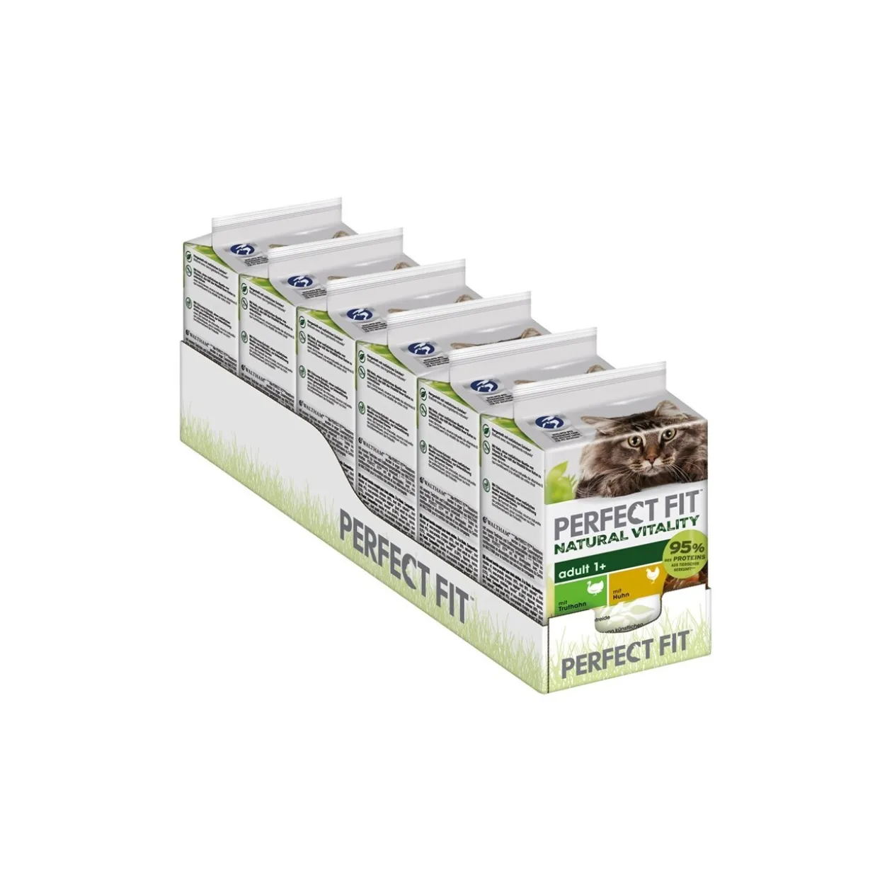 PERFECT FIT Natural Vitality 6 x 6 x 50 g Poulet et dinde