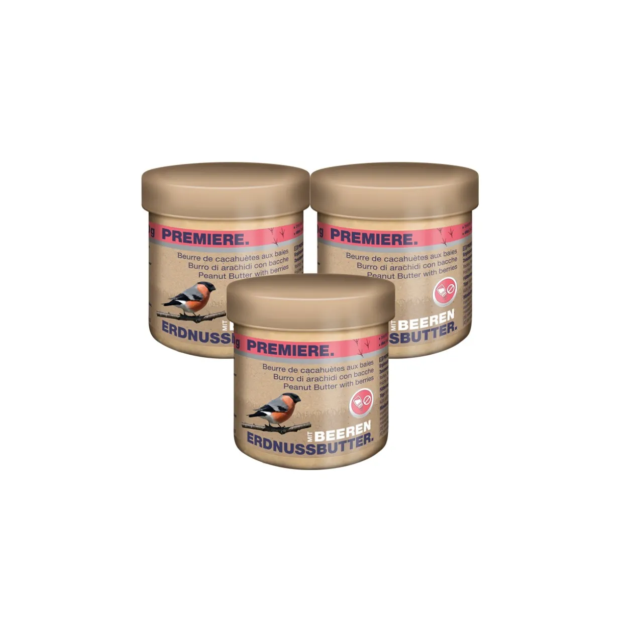 PREMIERE Beurre de cacahuètes 3 x 250 g