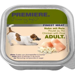 PREMIERE Finest Meat Adult Poulet et riz 10x150 g