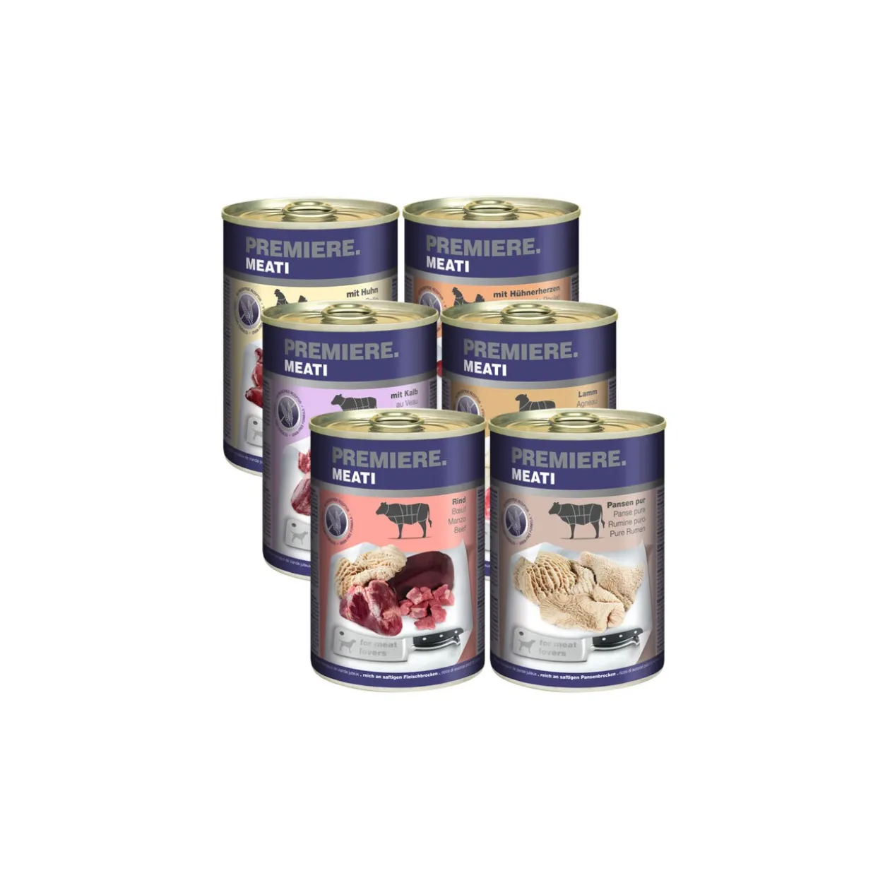 PREMIERE Meati pack mixte 6 x 400 g Pack mix 1