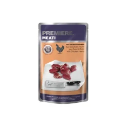 PREMIERE Meati Pouch Adult Cœur de poulet 5x500 g