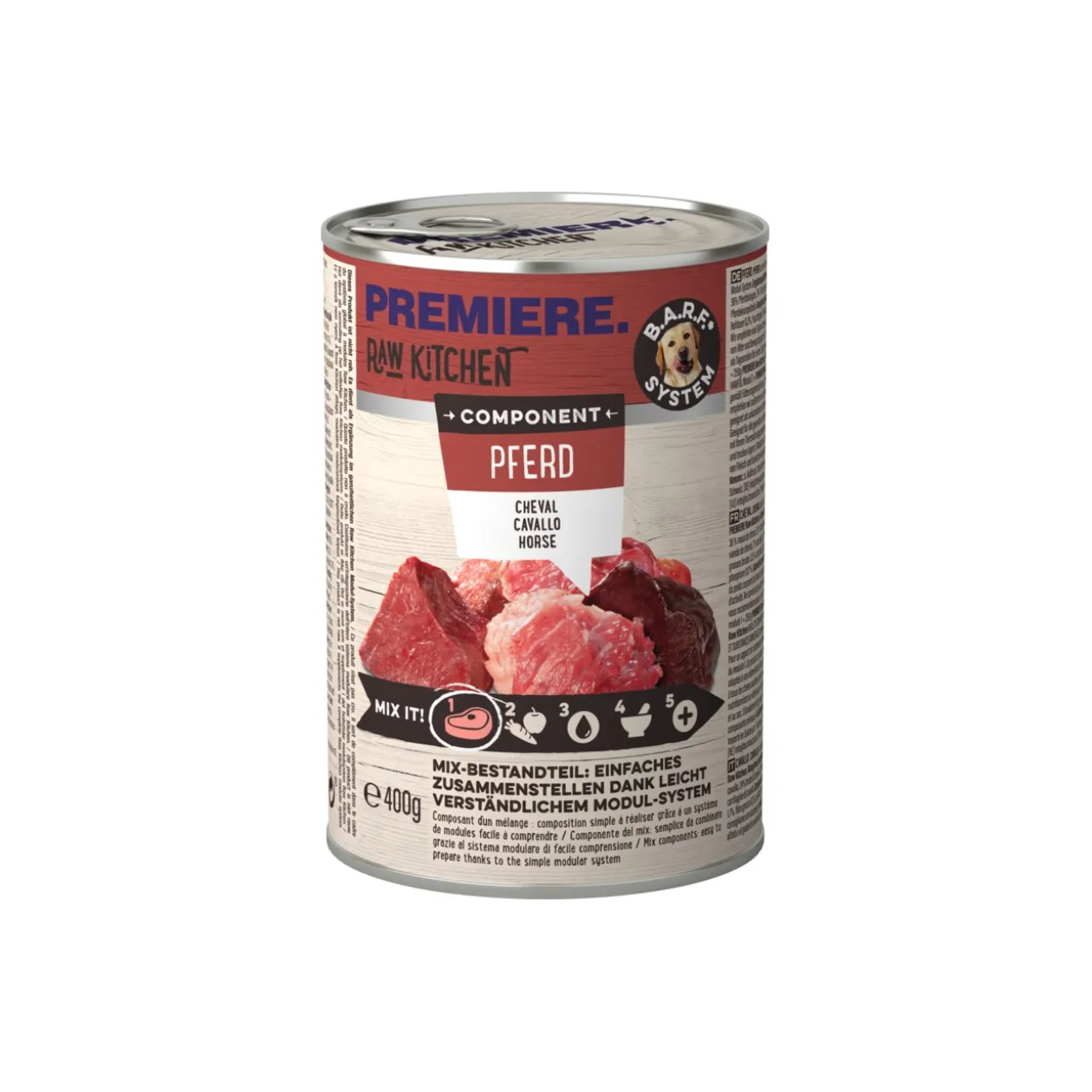 PREMIERE RAW KITCHEN Cheval 6x400 g