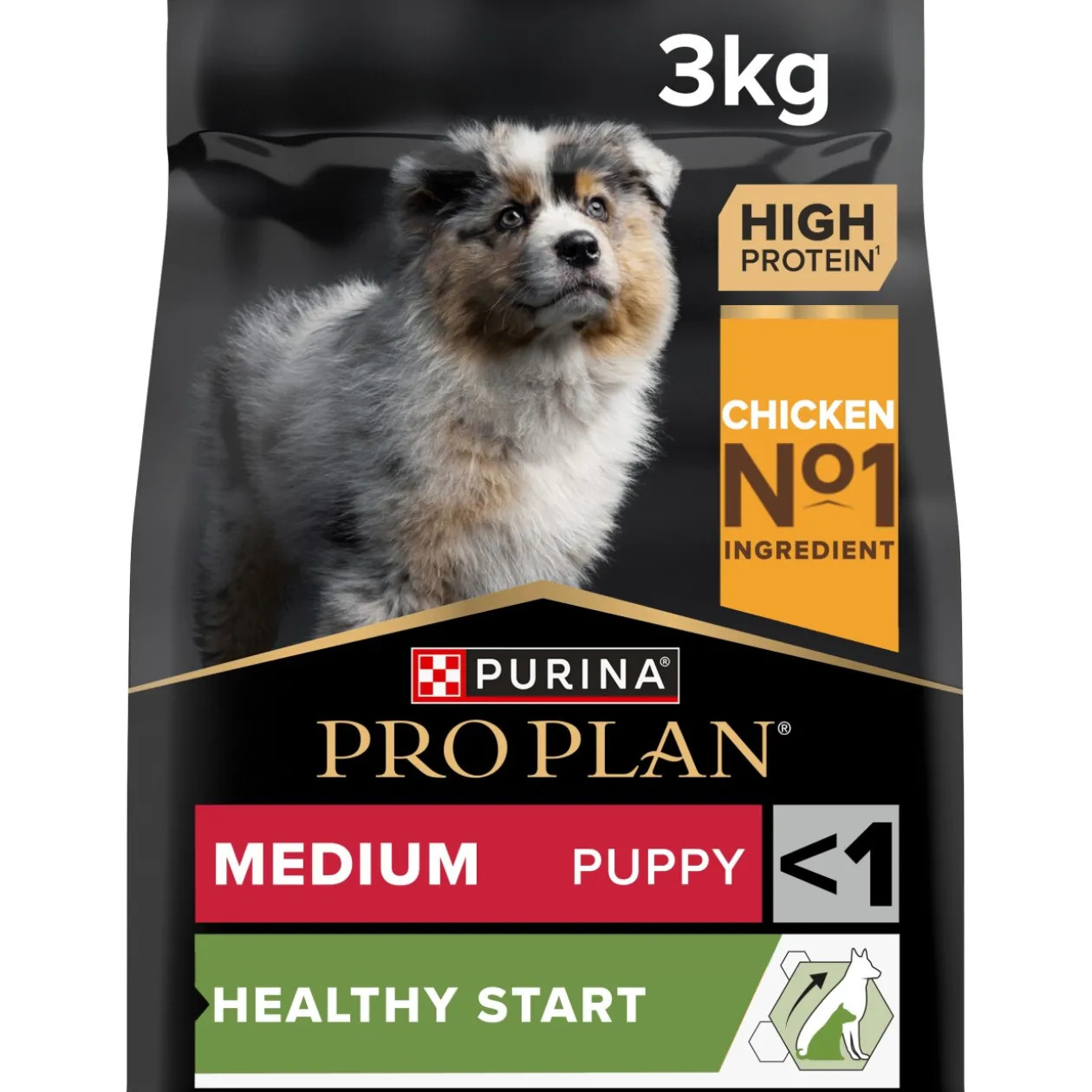 PRO PLAN Puppy Medium Healthy Start Poulet 3 kg