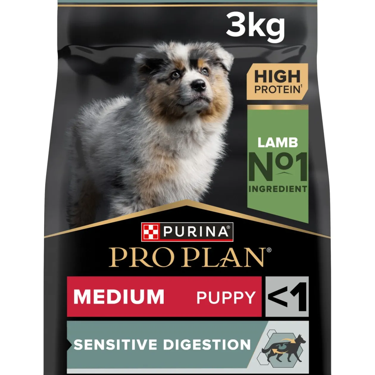PRO PLAN Puppy Medium Sensitive Digestion Agneau 3 kg