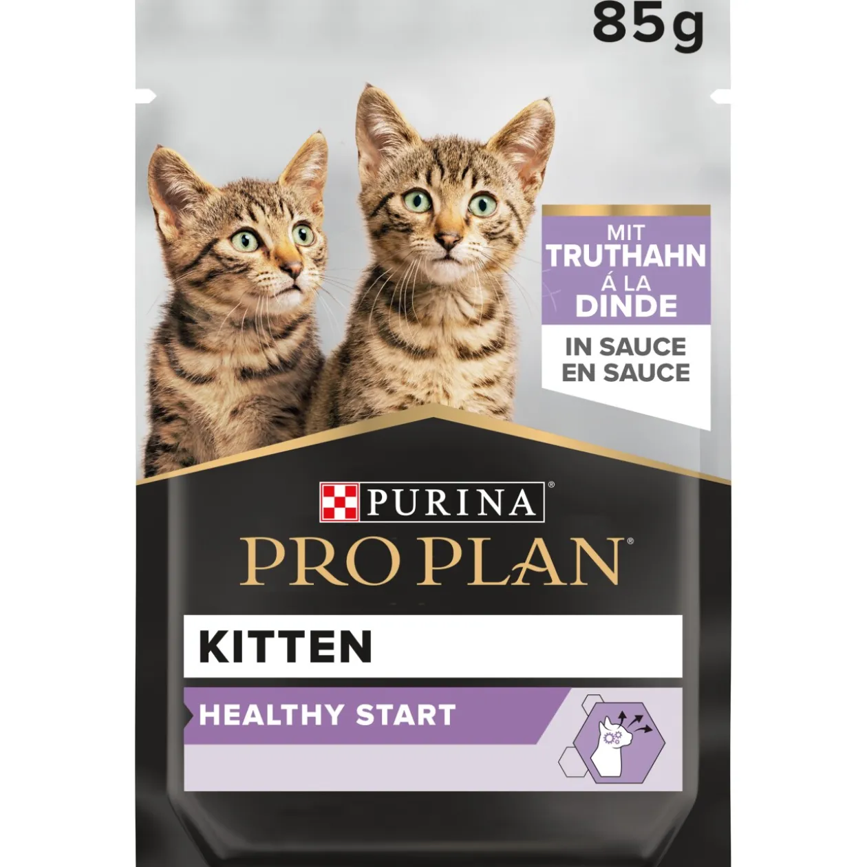 PRO PLAN PURINA Kitten HEALTHY START à la Dinde en Sauce 26 x 85 g