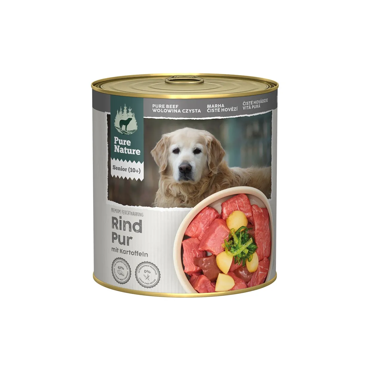 Pure Nature Senior Bœuf Pur 6x800 g
