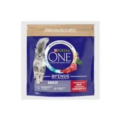 Purina ONE Croquettes pour Chat Adulte au Boeuf et aux Céréales 1,5 kg