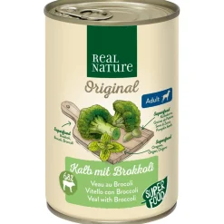 REAL NATURE Superfood Adult Veau au brocoli 6x400 g