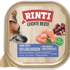 RINTI Proie légère 9 x 300 g Poulet pur et coeurs de volaille entiers