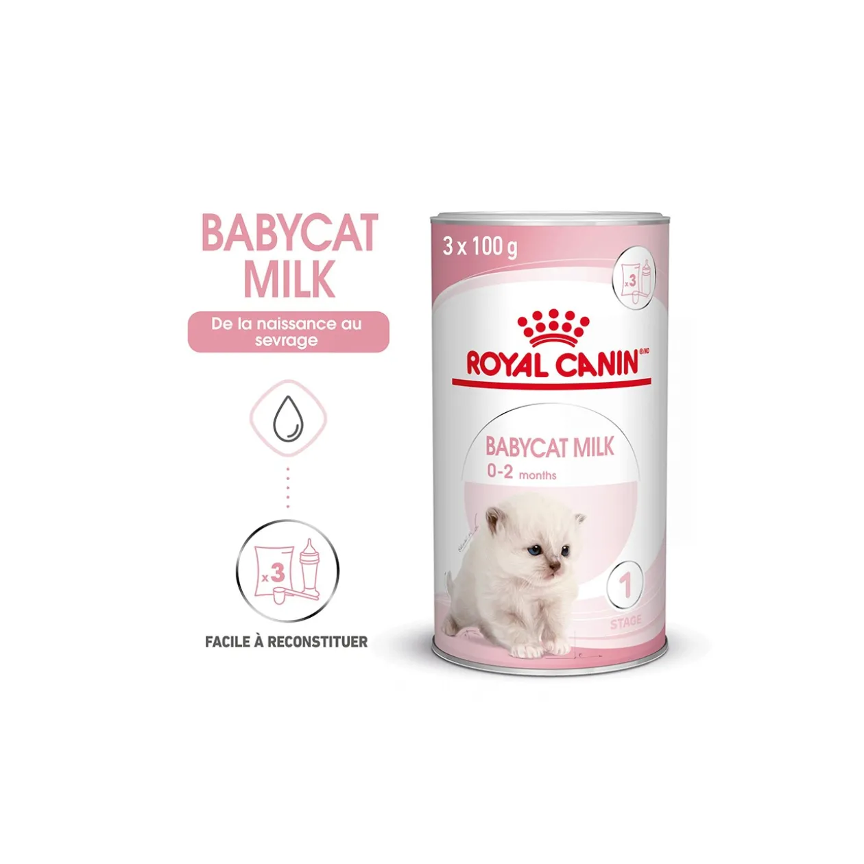 ROYAL CANIN Babycat Milk poudre de lait 300 g 300 g