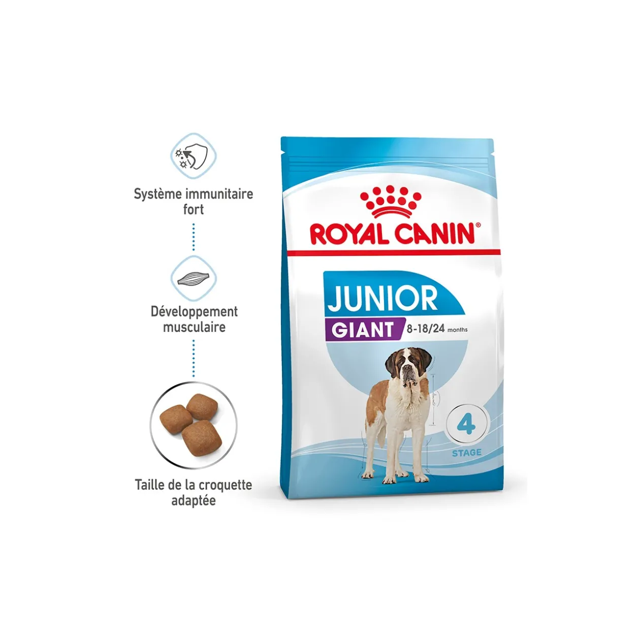 ROYAL CANIN Giant Junior Croquettes Chien 15 kg