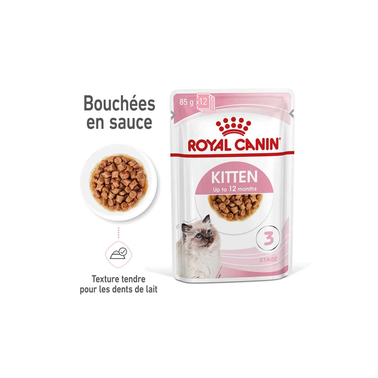 ROYAL CANIN Kitten en sauce 12x85 g