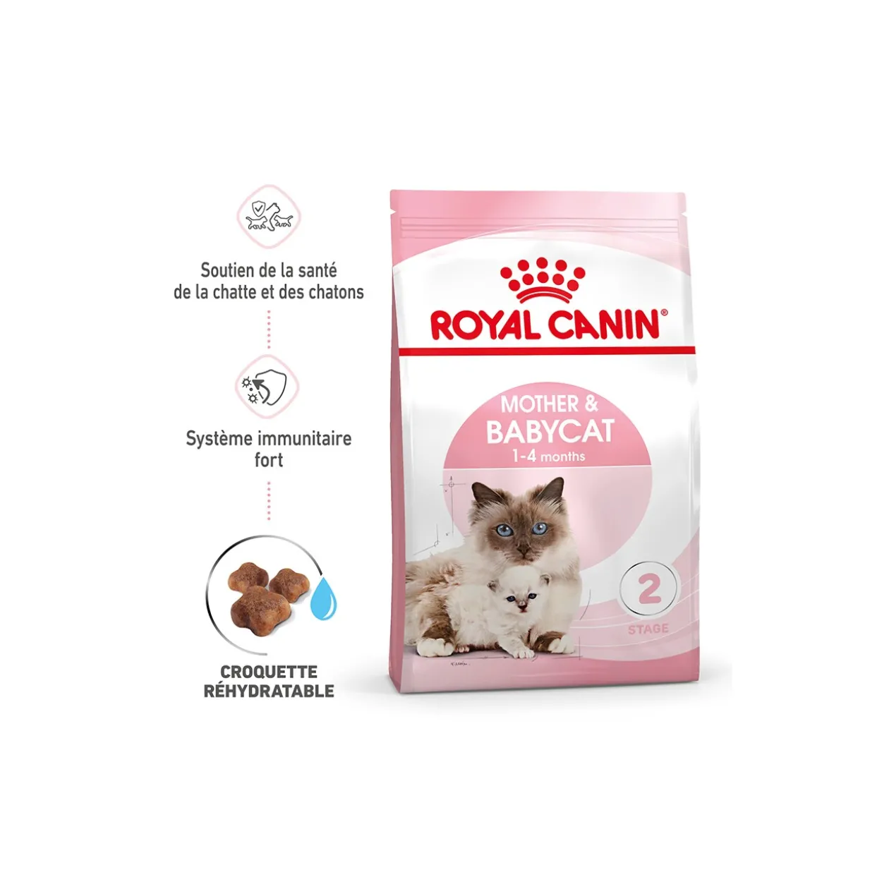 ROYAL CANIN Mother & Babycat Croquettes Chat 400 g