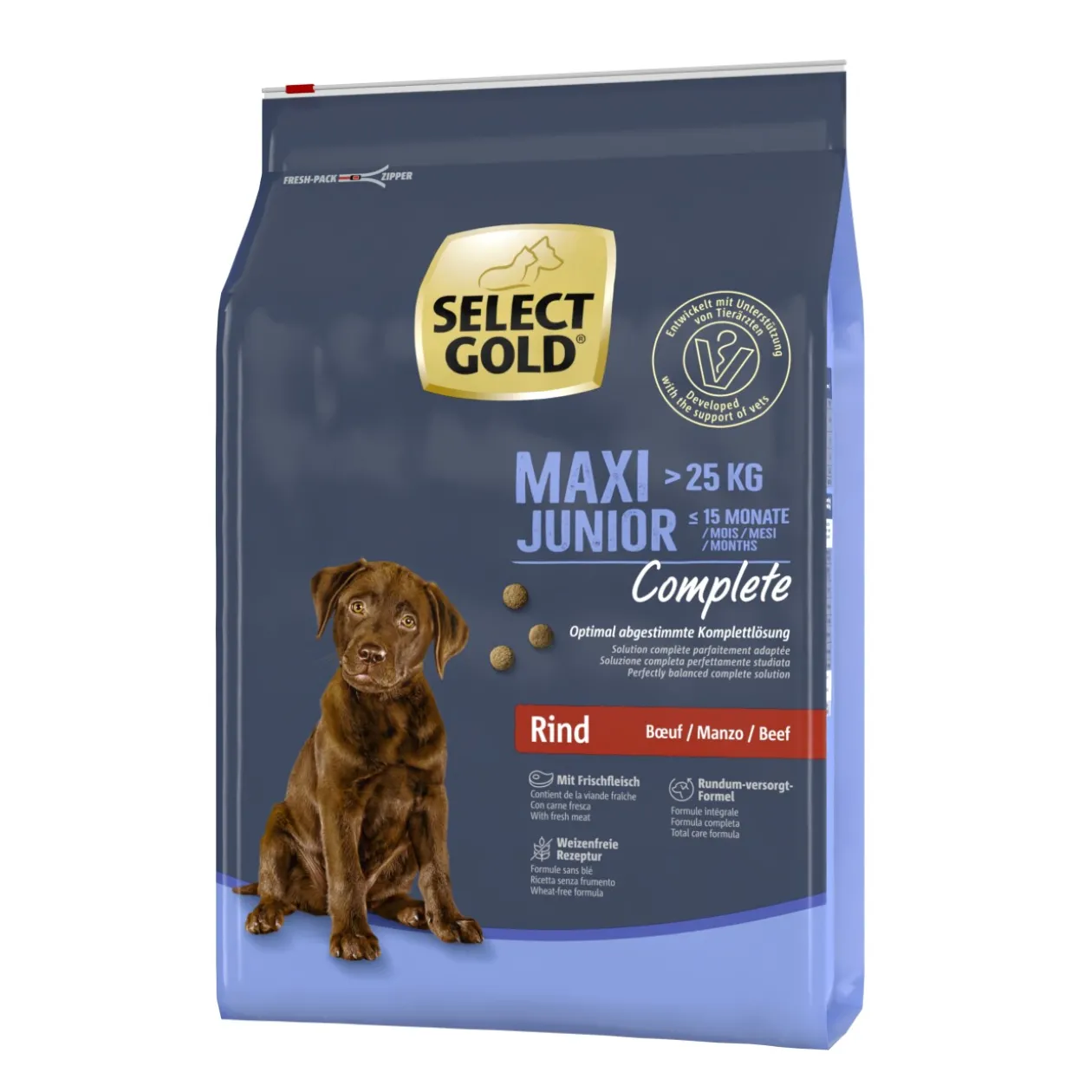 SELECT GOLD Complete Maxi Junior Bœuf 4 kg