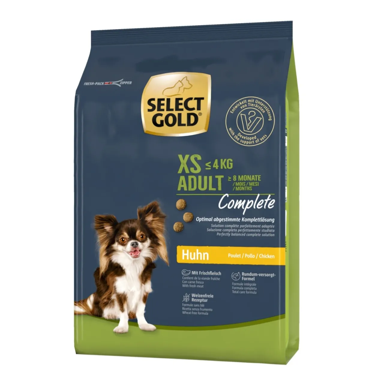 SELECT GOLD Complete XS Adult Poulet 1 kg