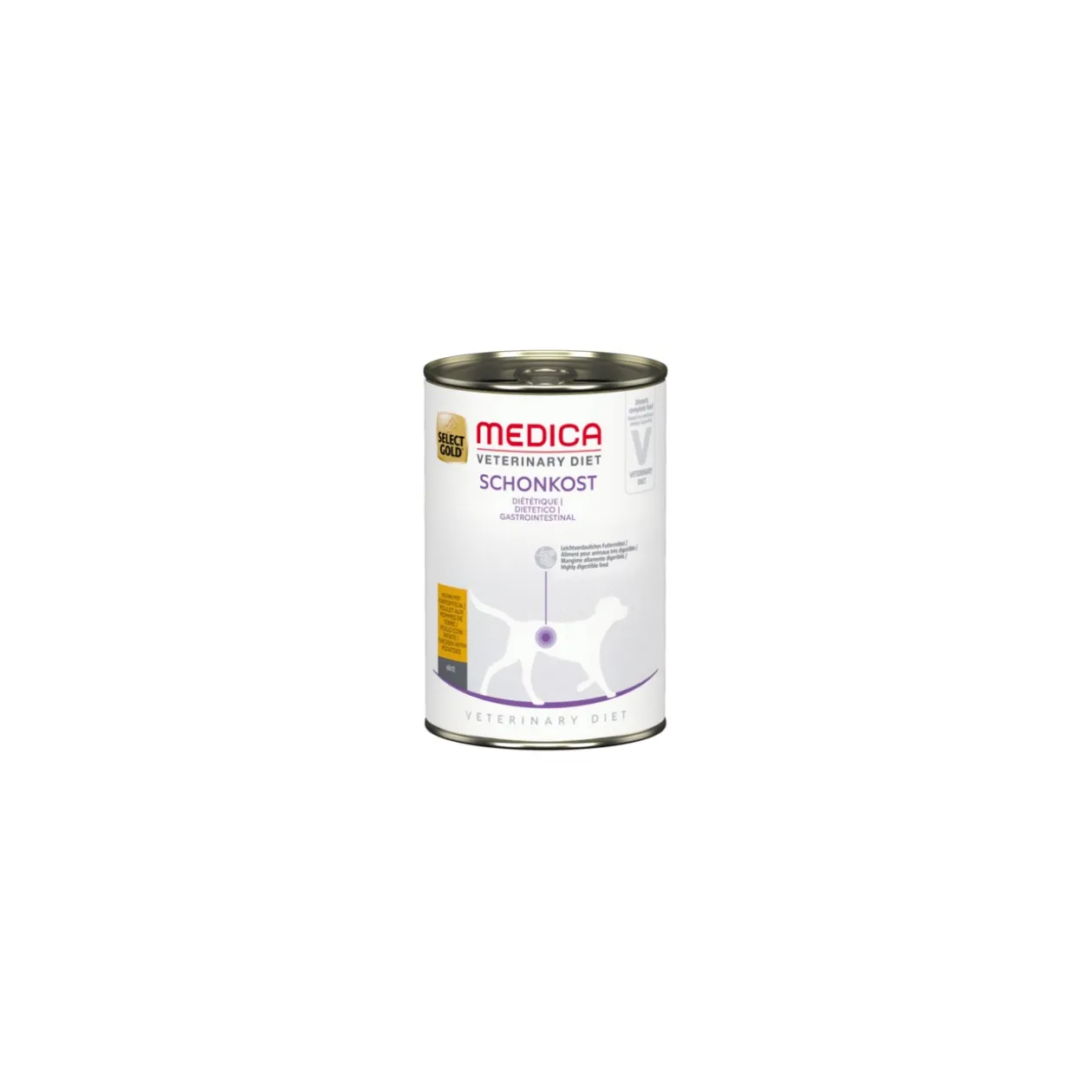 SELECT GOLD Medica Diététique Poulet Poulet aux Pommes de terre 6x400 g