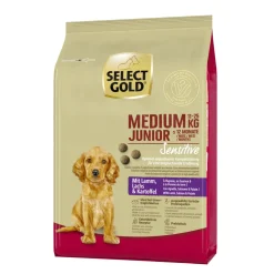 SELECT GOLD Sensitive Junior Medium agneau/saumon/pommes de terre 1 kg