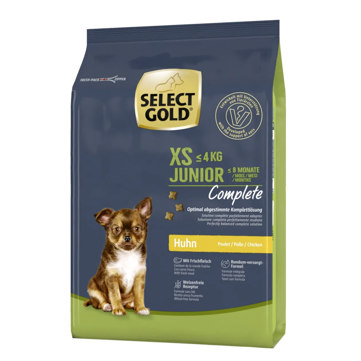 SELECT GOLD SG Hund Complete XS Junior poulet 1 kg