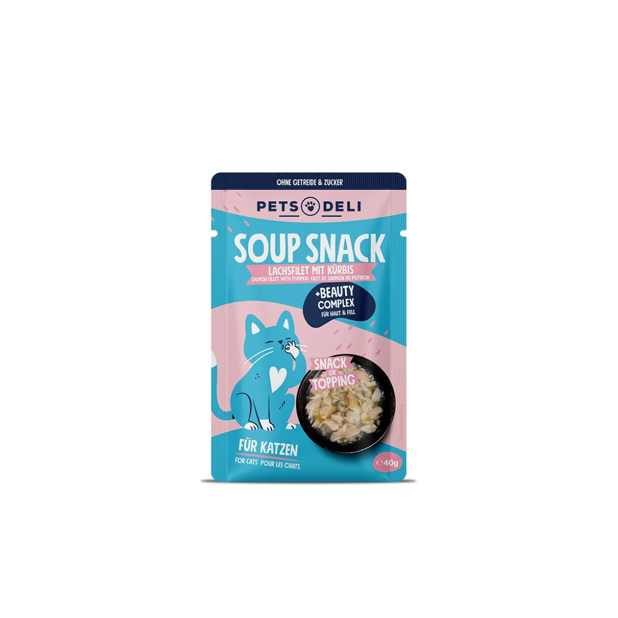 Snack chat Adult Functional Suppe Beauty Saumon 12 x 40 g