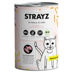STRAYZ BIO 6x400 g Canard et patate douce
