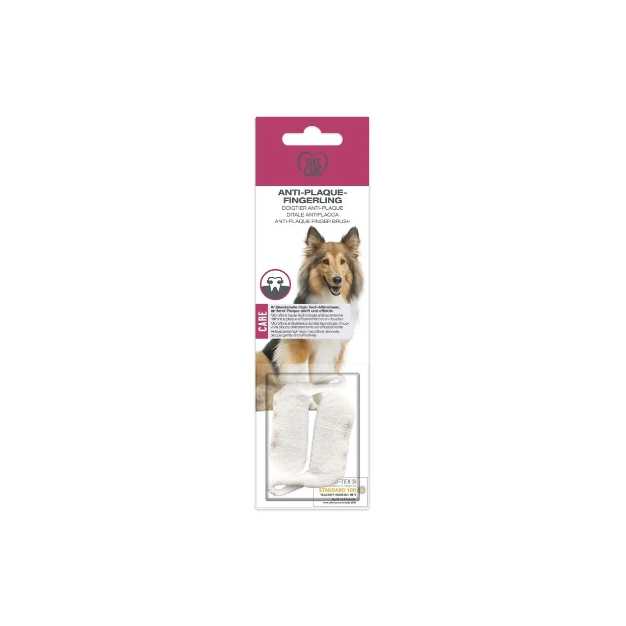 TAKE CARE Doigtier anti-plaque