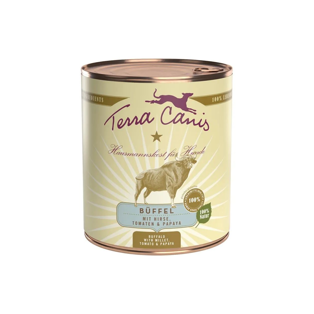 Terra Canis Classic Adult 6 x 800 g Buffle, millet, tomates et papaye