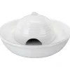 Trixie Fontaine à boire Vital Flow Mini, céramique, 0,8 l/ø 24×10 cm, blanc