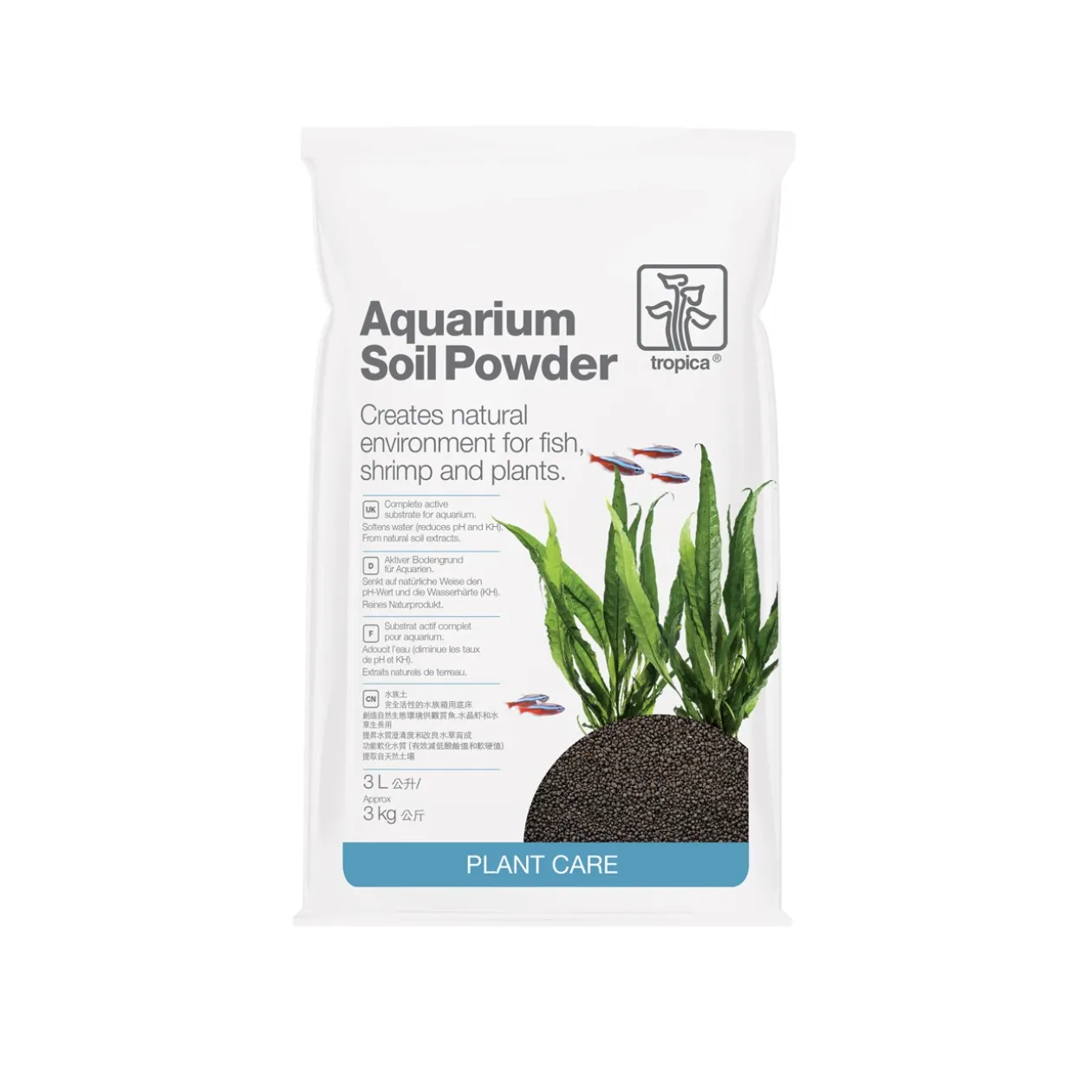 Tropica Substrat Aquarium Powder 3 l