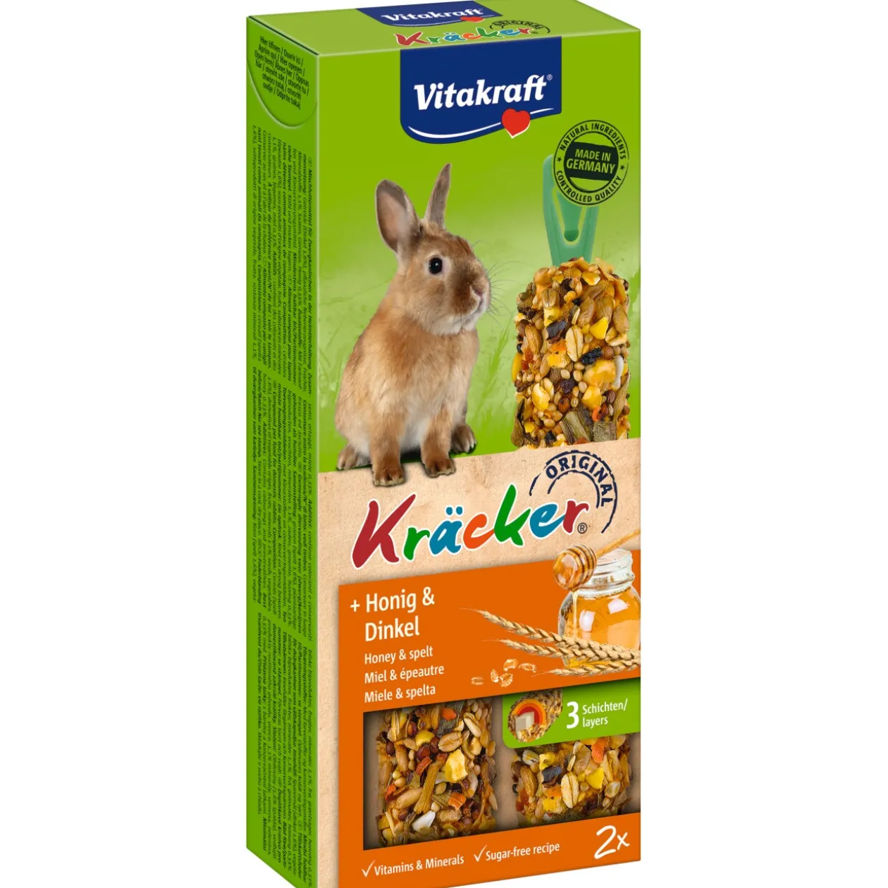 Vitakraft Cracker Lapins nains 3 x 2 pièces