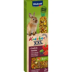 Vitakraft Vitacraft Cracker XXL Lapins nains Fruits et légumes 4 x 2 pièces