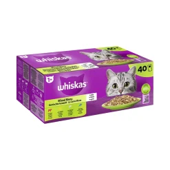 Whiskas Mega Pack 1+ Sélection mixte en gelée 40 x 85 g