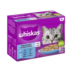 Whiskas Multipack 1+ Sélection de poisson en gelée 12 x 85 g