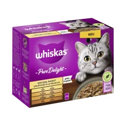 Whiskas Pure Delight Multipack Ragoût de volaille en gelée 12 x 85 g