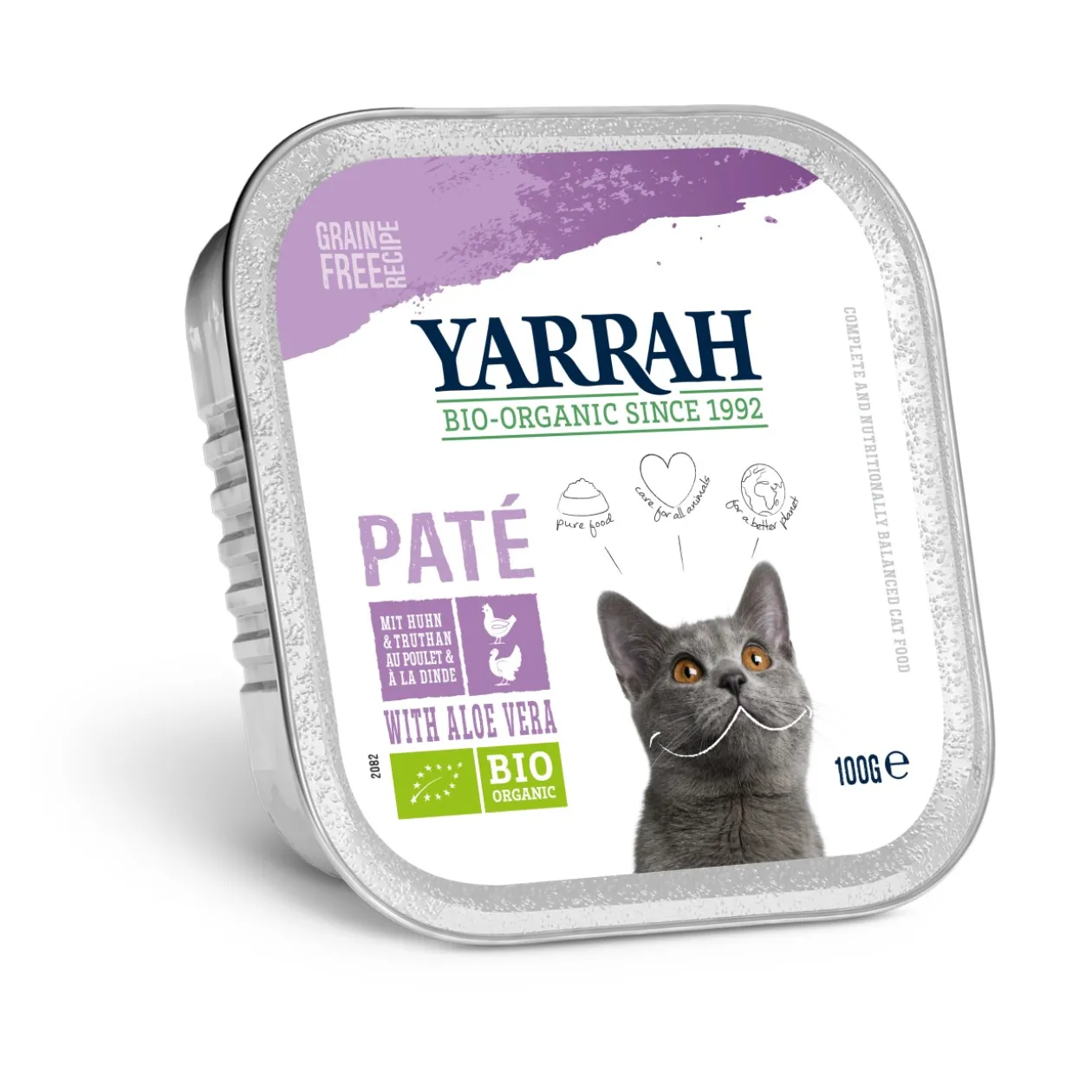 Yarrah Bio Pâté Adult Poulet et dinde 16x100 g